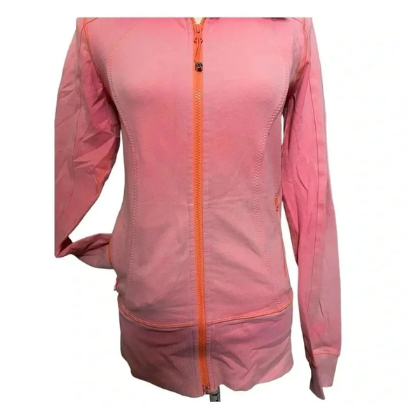 220 Lululemon Womens Pale Pink Nulu  Full Zip Track Jacket - Picture 5 of 5